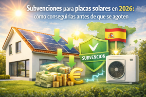 Subvenciones para placas solares en 2026: cómo conseguirlas antes de que se agoten