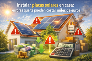 Instalar placas solares en casa: errores que te pueden costar miles de euros